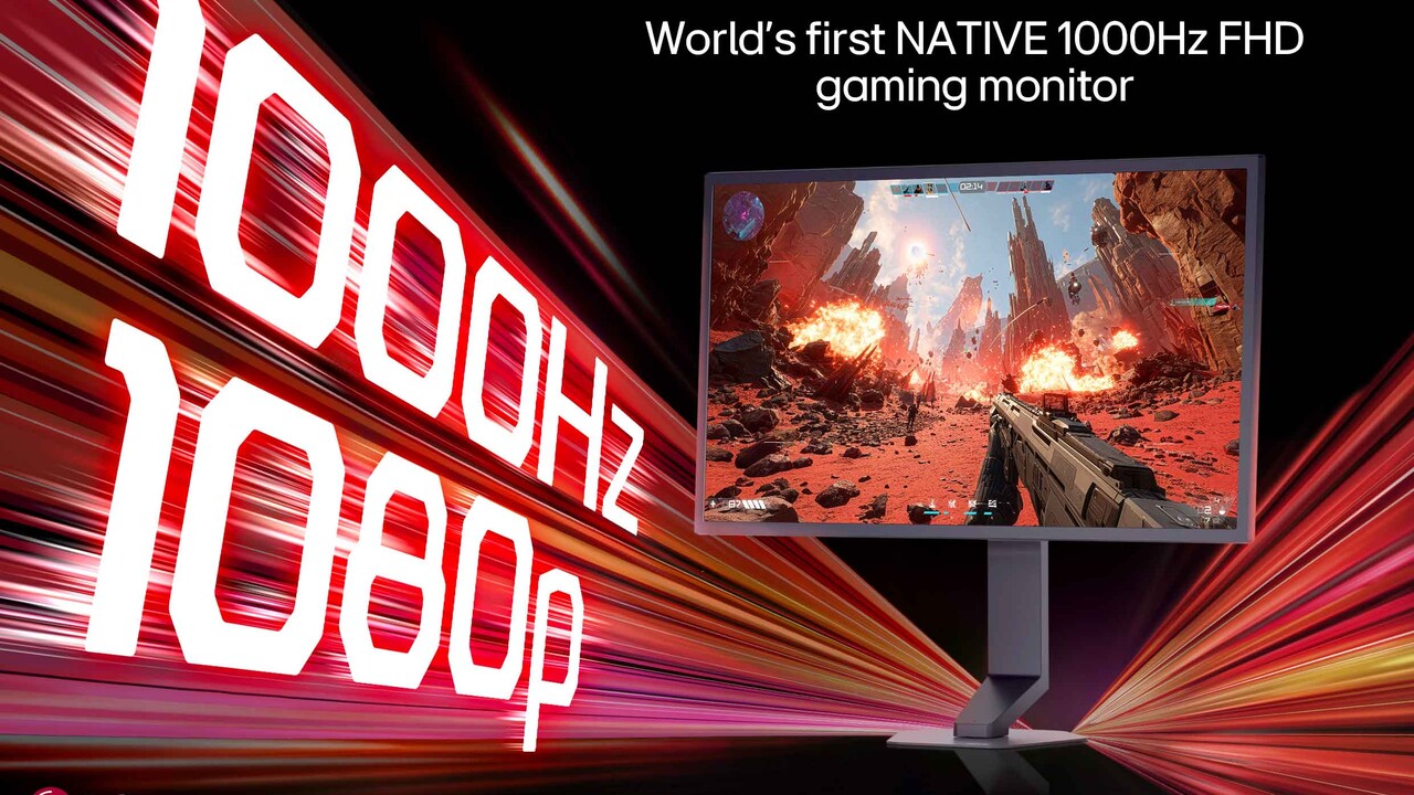 UltraGear 25G590B: Erster nativer 1000-Hz-Monitor kommt von LG