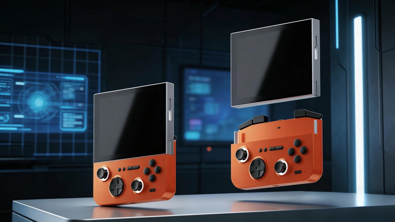 Gamemt E5 ModX: Modulares Handheld erstmals in Aktion gezeigt