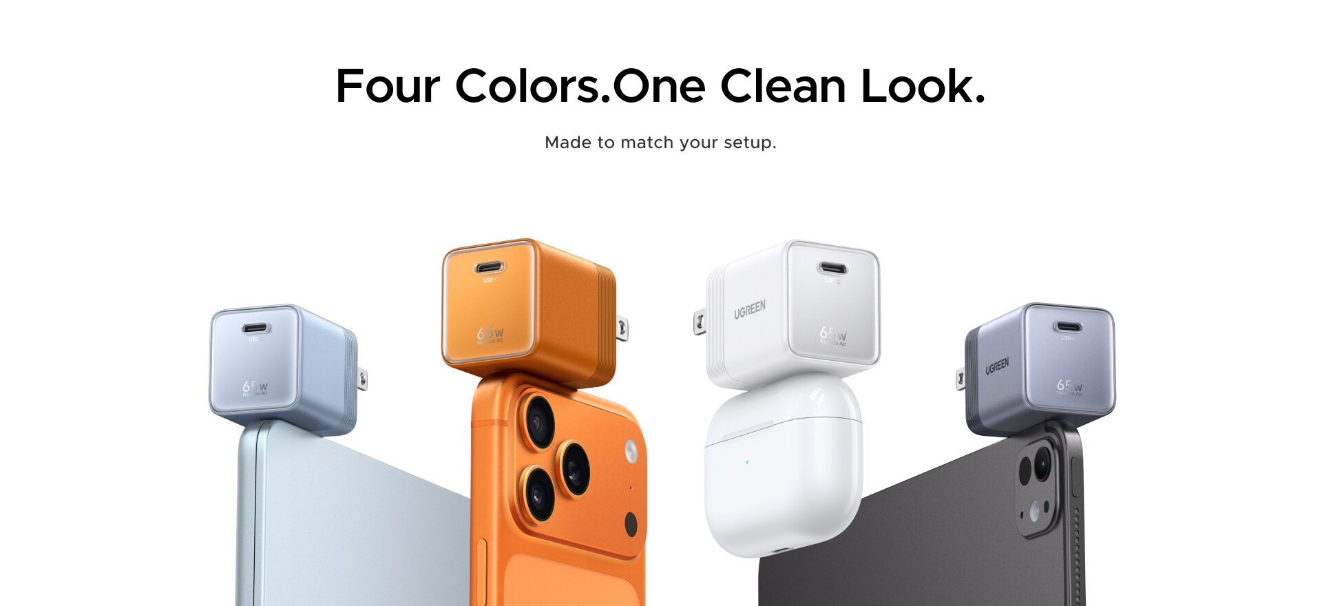 Nexode Air 65 W Charger – in vier Farben verfügbar!