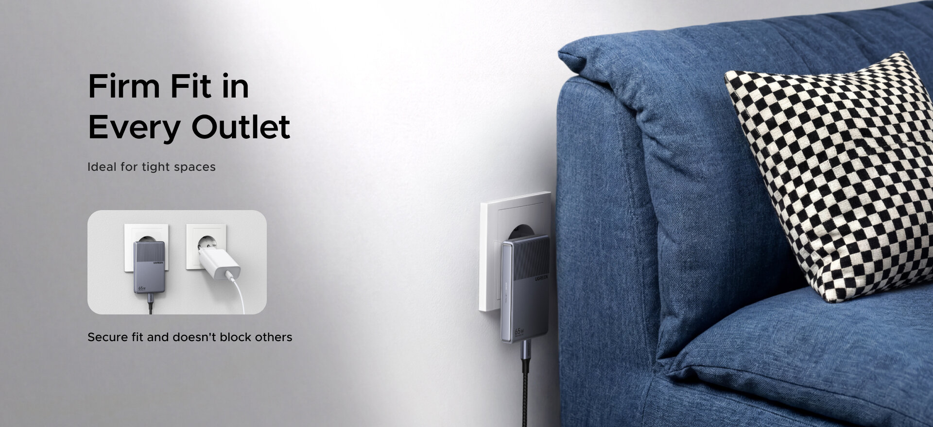 Nexode Air Charger Slim – Passt auch dort, wo wenig Platz ist!