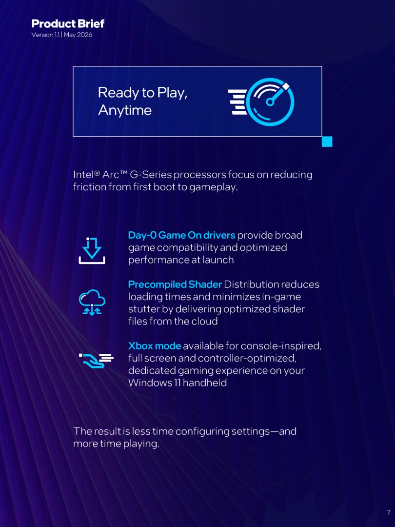 Die neue Intel Arc G-Serie: Arc G3 Extreme und Arc G3 für Handheld-Gaming-PCs im Überblick