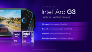 Arc G3 Extreme & Arc G3: Intel attackiert AMD mit Arc B390 & B370 im Handheld-PC
