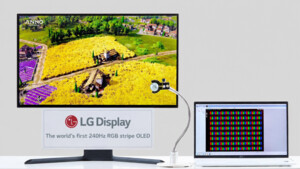 240-Hz-OLED mit RGB-Stripe: LG Display sagt unscharfer Schrift den Kampf an