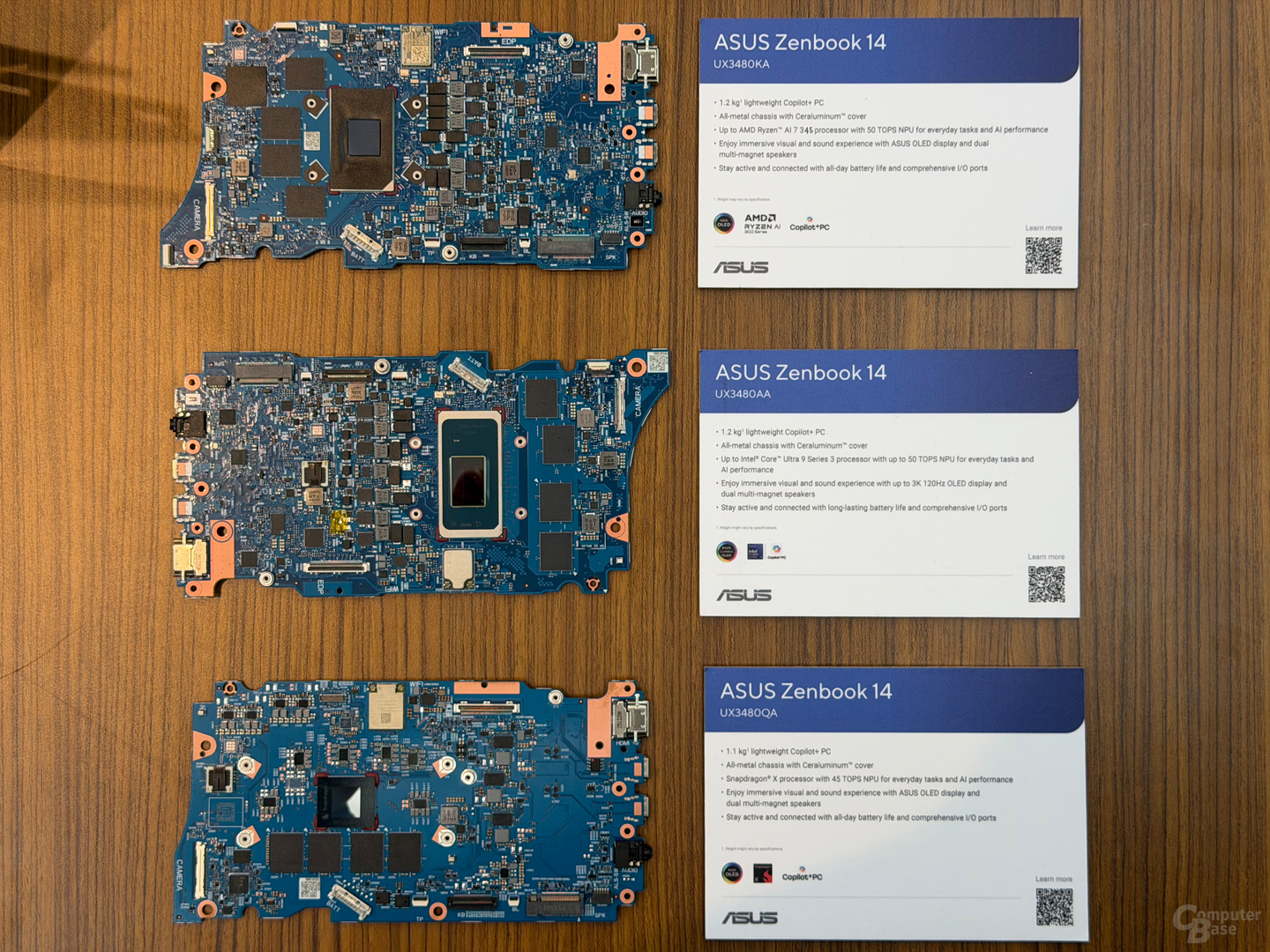 Platinen für AMD, Intel und Qualcomm