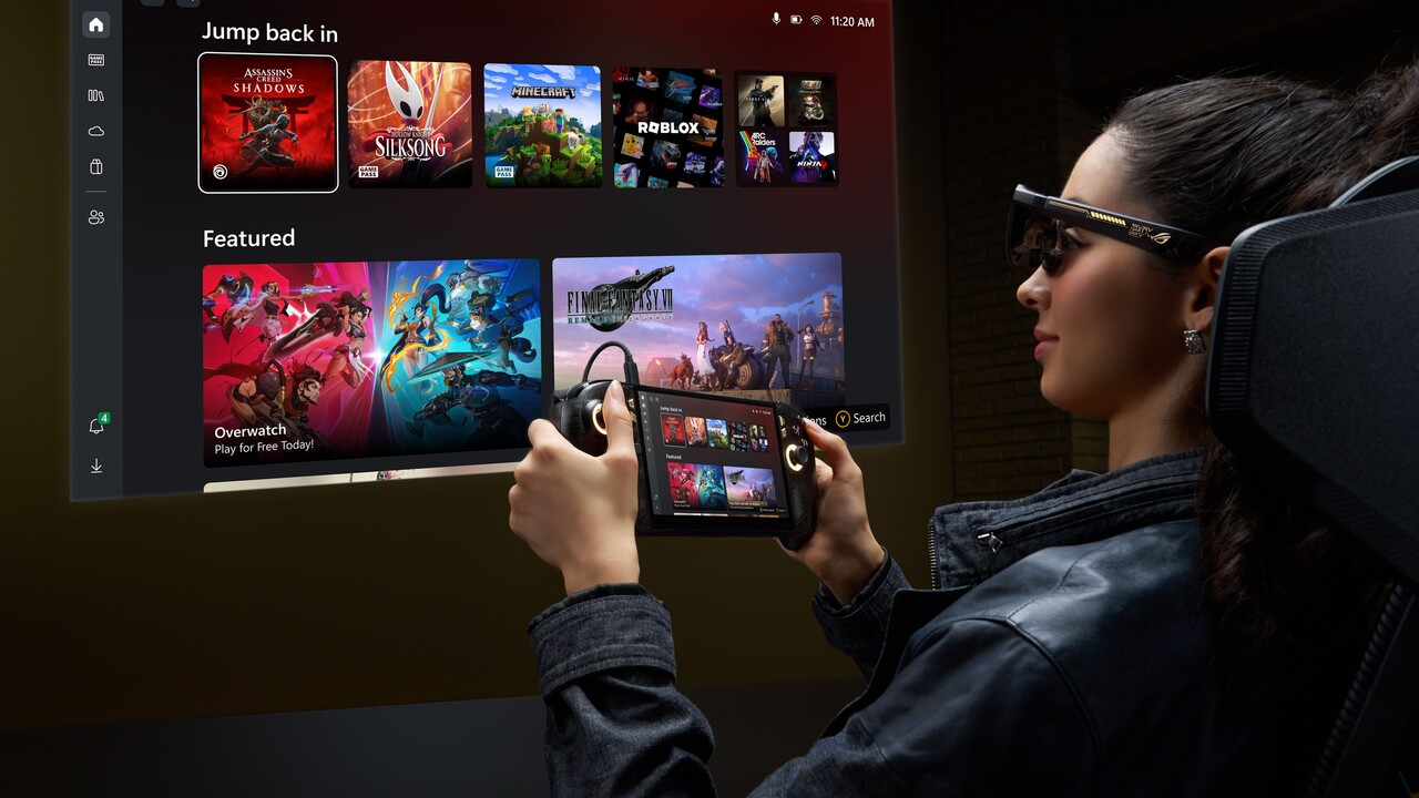 Asus ROG Xbox Ally X20: Jubiläums-Edition mit OLED-Display und AR-Brille enthüllt Asus ROG Xbox Ally X20: Jubiläums-Edition mit OLED-Display und AR-Brille enthüllt
