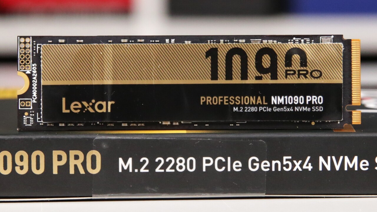 NM1090 Pro SSD: Lexar bringt 8-TB-Version des Flaggschiffs
