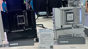 Gigabyte B850M Aorus Stealth: Erstes mATX-Mainboard mit rückwärtigen Anschlüssen