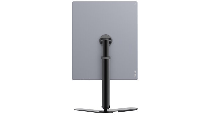 Hier ist Rückseite des ZenScreen MP13UC mit montiertem Standfuß zu sehen.