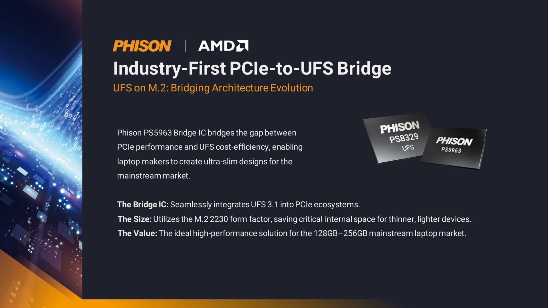 Phison PCIe-to-UFS Bridge