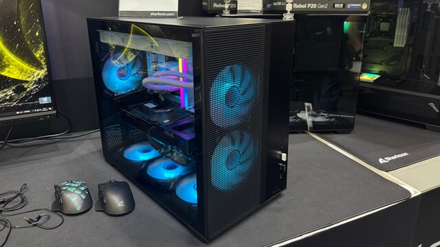 Steel Shark Mini G & Mini M: Sharkoon baut 2-Kammer-Tower mit Glas oder Gitter
