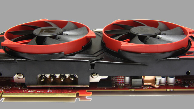 Im Test vor 15 Jahren: Die Radeon HD 6950 Vortex PCS+ mit ausfahrbaren Lüftern