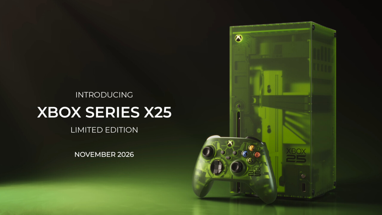 XBOX Series X25: Microsoft spendiert der Series X eine transparente Hülle XBOX Series X25: Microsoft spendiert der Series X eine transparente Hülle