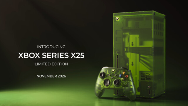 XBOX Series X25: Microsoft spendiert der Series X eine transparente Hülle