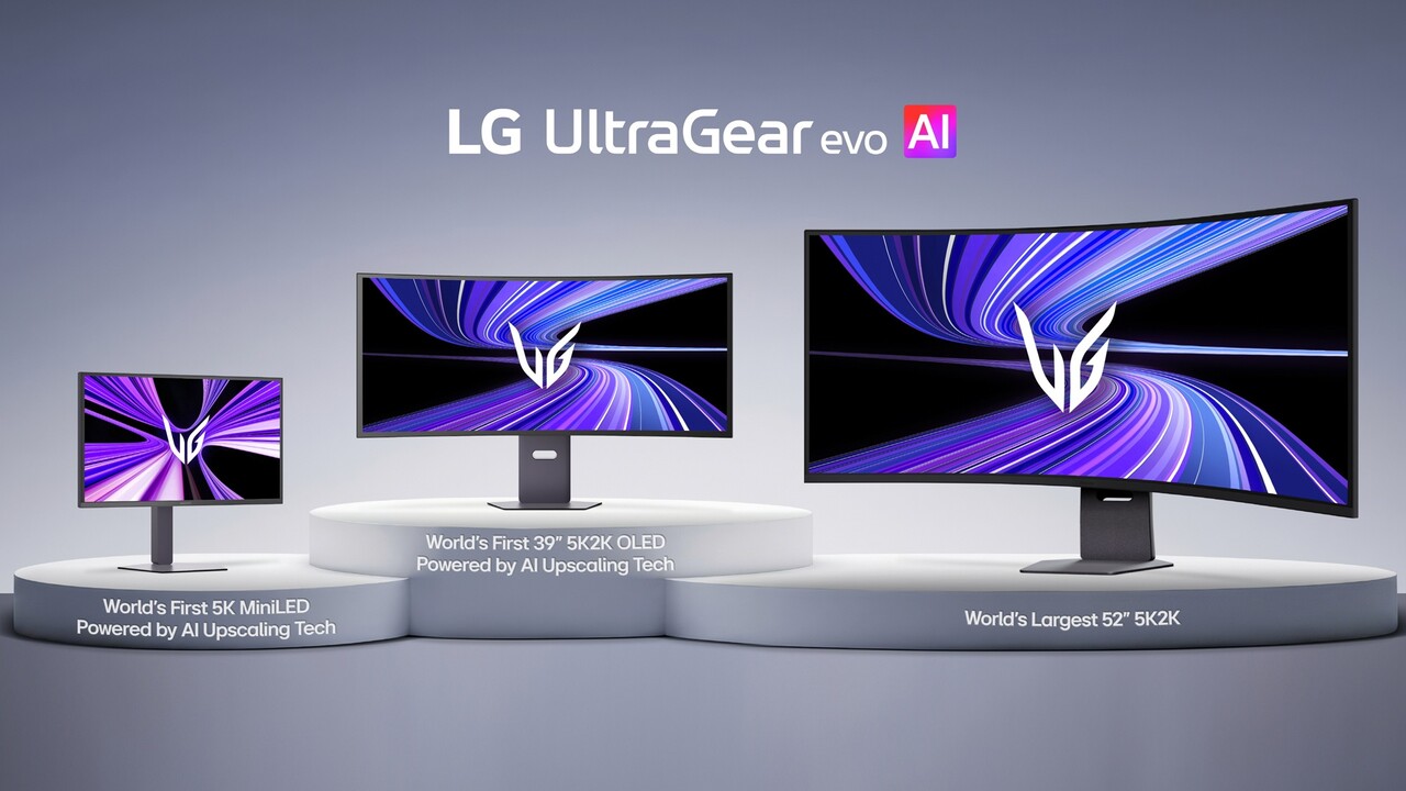 LG UltraGear Evo: Drei mal 5K2K, drei völlig verschiedene Panels