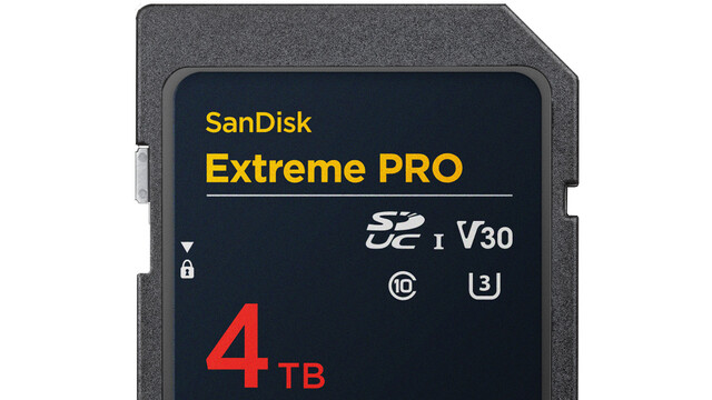 Mit 4 TB und 8 TB: Sandisks SDUC‑Speicher­karten kommen nun doch