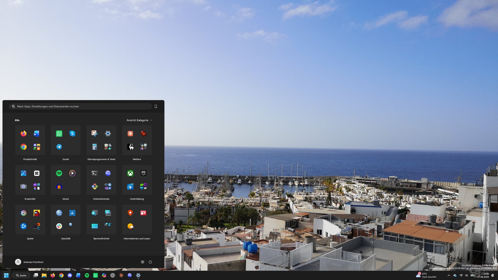 Neue Optionen in Windows 11: Wie sich Startmenü und Taskleiste künftig anpassen lassen