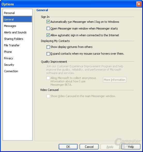 Windows Live Messenger Beta Build 8.0.0365