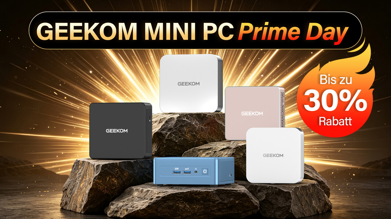 Amazon Prime Day Deals: Bis zu 30 % Rabatt auf Mini-PCs von GEEKOM [Anzeige]