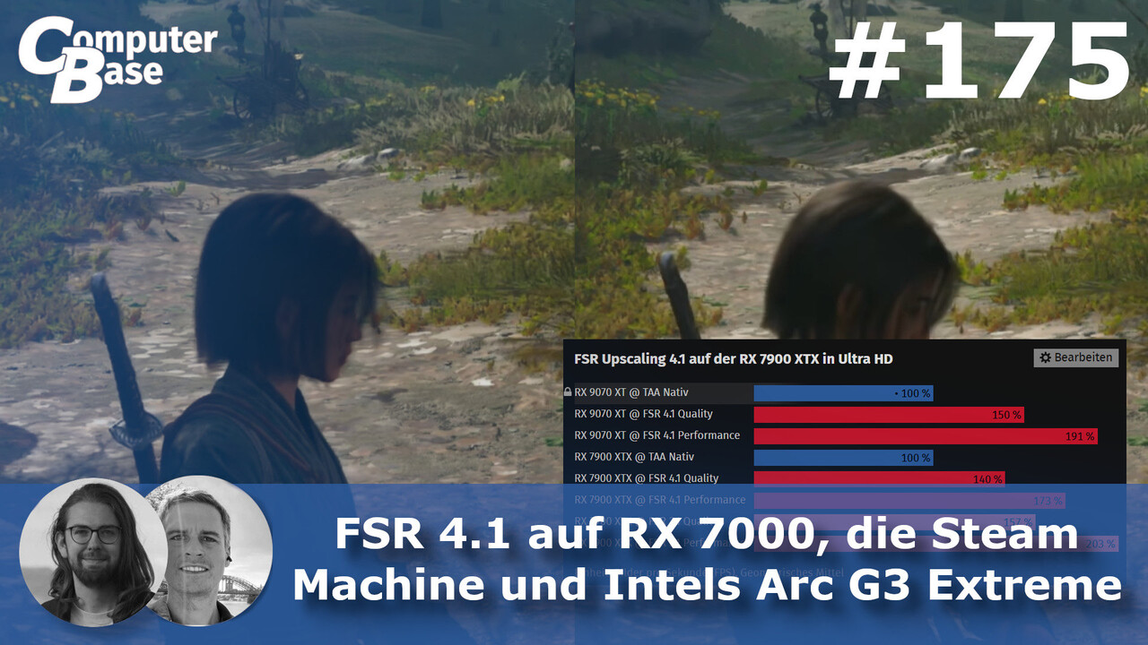 CB-Funk-Podcast #175: FSR 4.1 auf RX 7000, die Steam Machine und Arc G3 Extreme CB-Funk-Podcast #175: FSR 4.1 auf RX 7000, die Steam Machine und Arc G3 Extreme