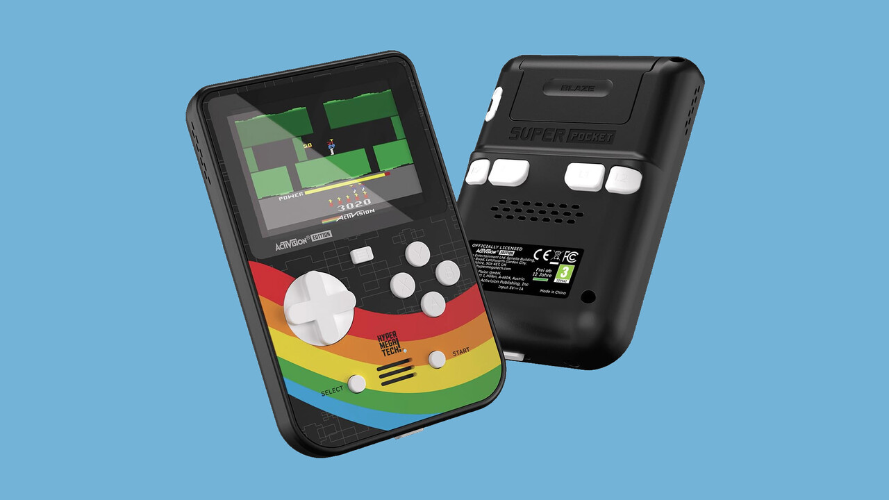 Super Pocket Activision Edition: Handheld mit über 30 lizenzierten Spielen von Activision Super Pocket Activision Edition: Handheld mit über 30 lizenzierten Spielen von Activision