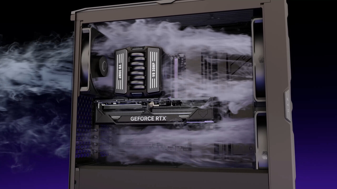 Datencenter-Ideen im Midi-Tower: Cooler Master HAF II 500 greift zu XXL-Lüftern Datencenter-Ideen im Midi-Tower: Cooler Master HAF II 500 greift zu XXL-Lüftern