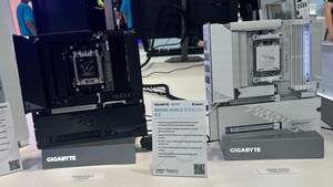 Anschlüsse hinten versteckt: Gigabyte B850M Aorus Stealth (Ice) im Detail vorgestellt