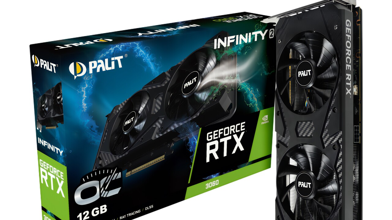 „Neue“ Grafikkarte: Palit GeForce RTX 3060 Infinity 2 OC startet mit 12 GB VRAM