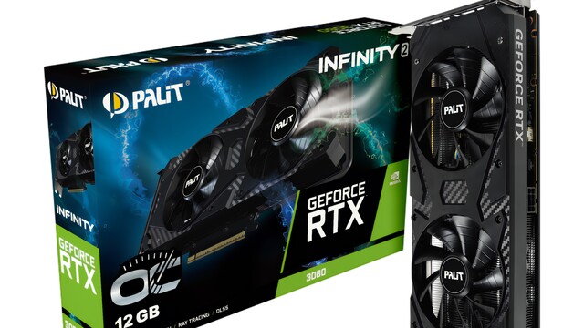 „Neue“ Grafikkarte: Palit GeForce RTX 3060 Infinity 2 OC startet mit 12 GB VRAM