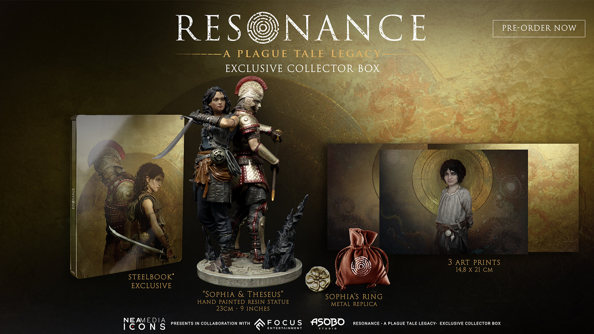 Das ist in der Collector's Box von Resonance: A Plague Tale Legacy enthalten.
