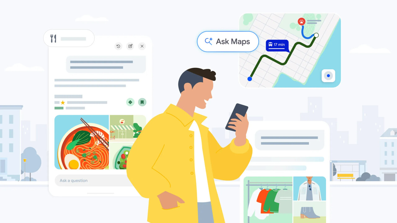 Ask Maps als KI-Agent: Google Maps bestellt künftig Essen