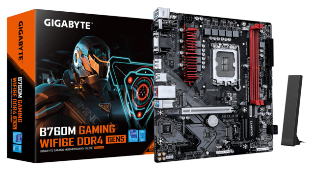 Mainboard-Refresh: Gigabyte B760M DDR4 erscheint mit PCIe 5.0 für GPU-Slot