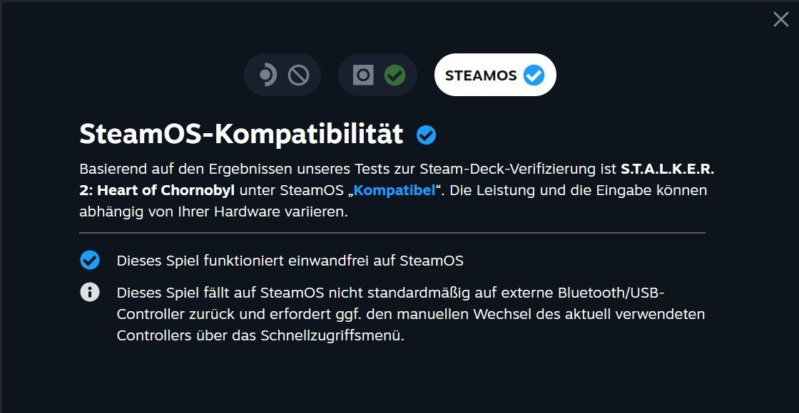 SteamOS-Kompatibilität