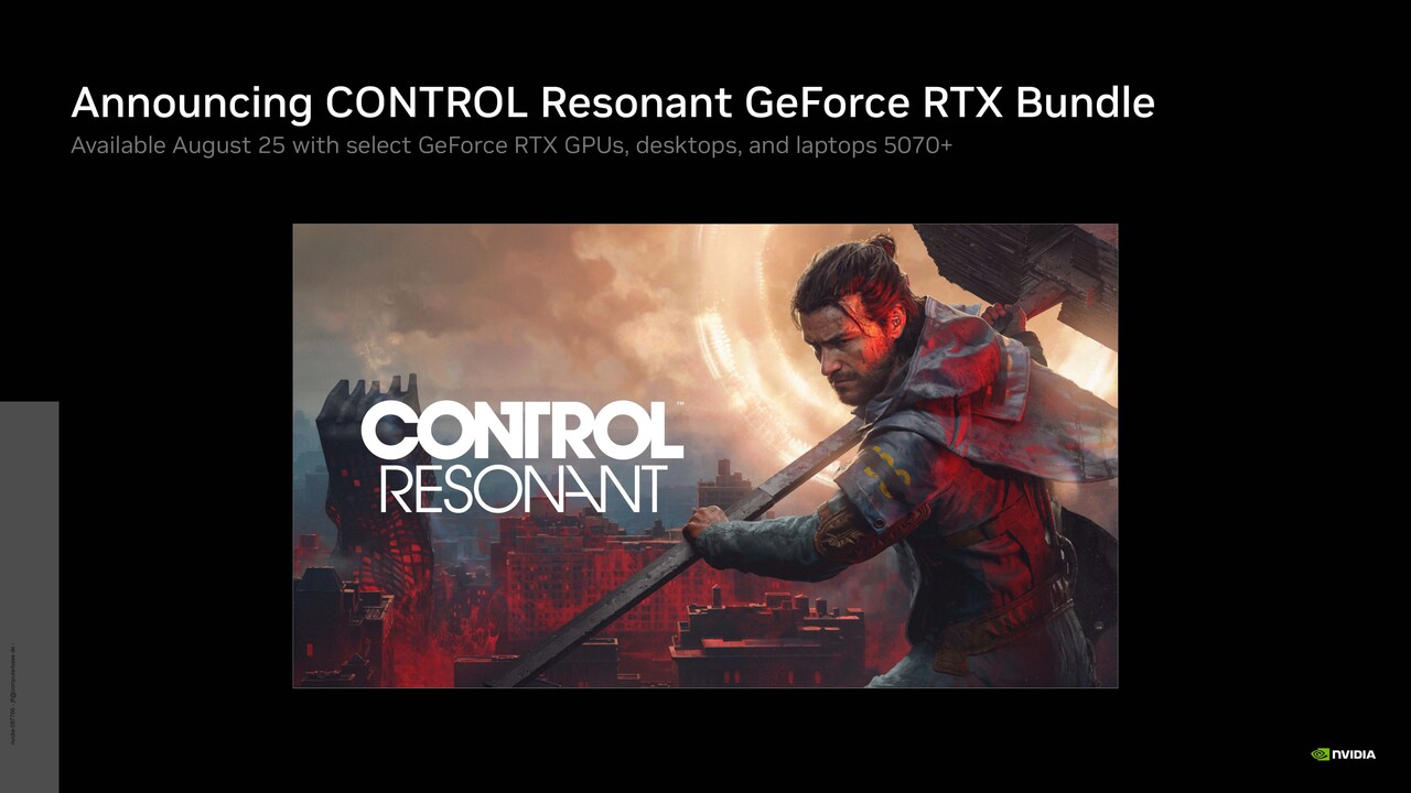 Neues GeForce Bundle: Control Resonant gratis zu bestimmten GeForce RTX
