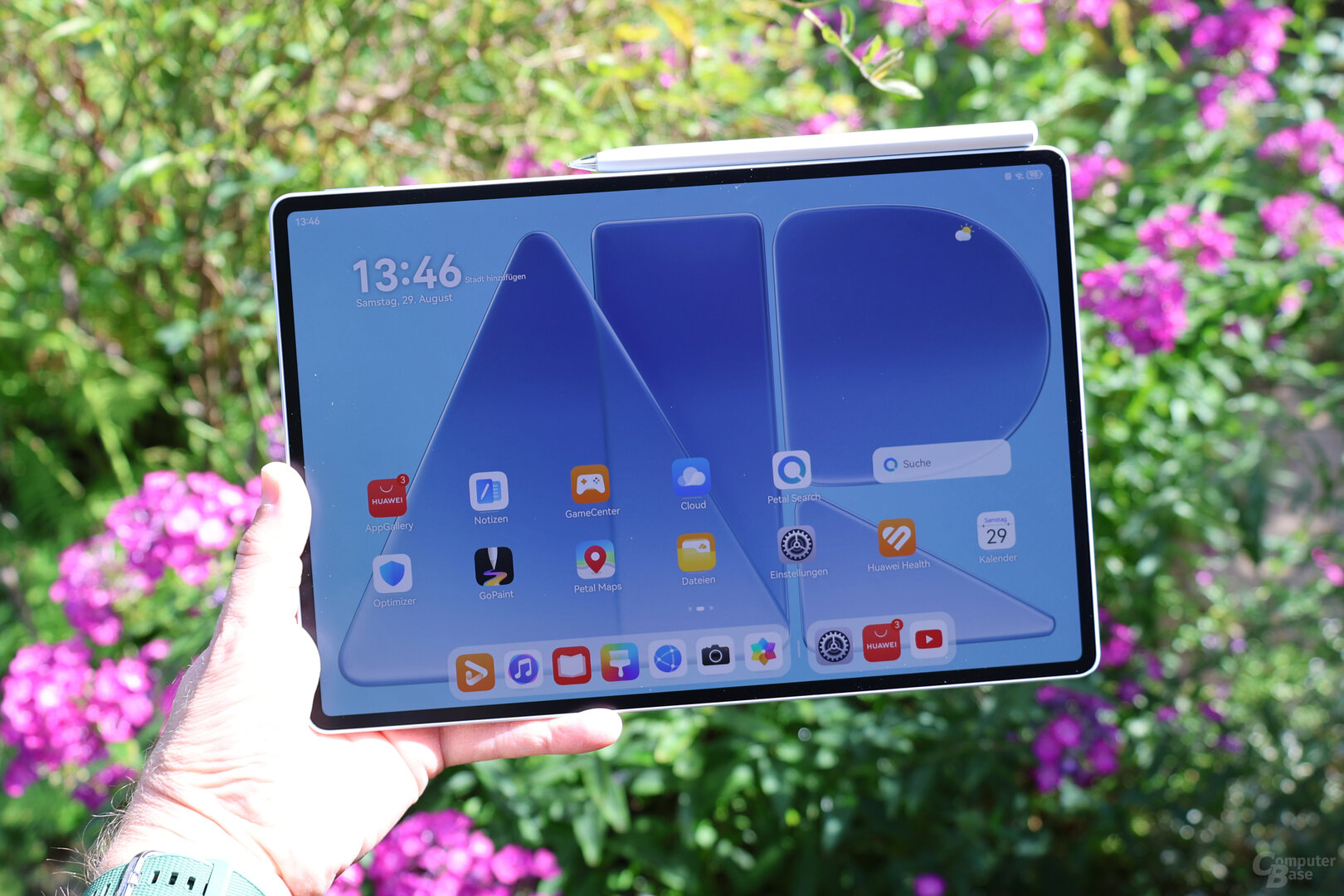 MatePad Air: Auch in der prallen Sonne überzeugt das PaperMatte-Display