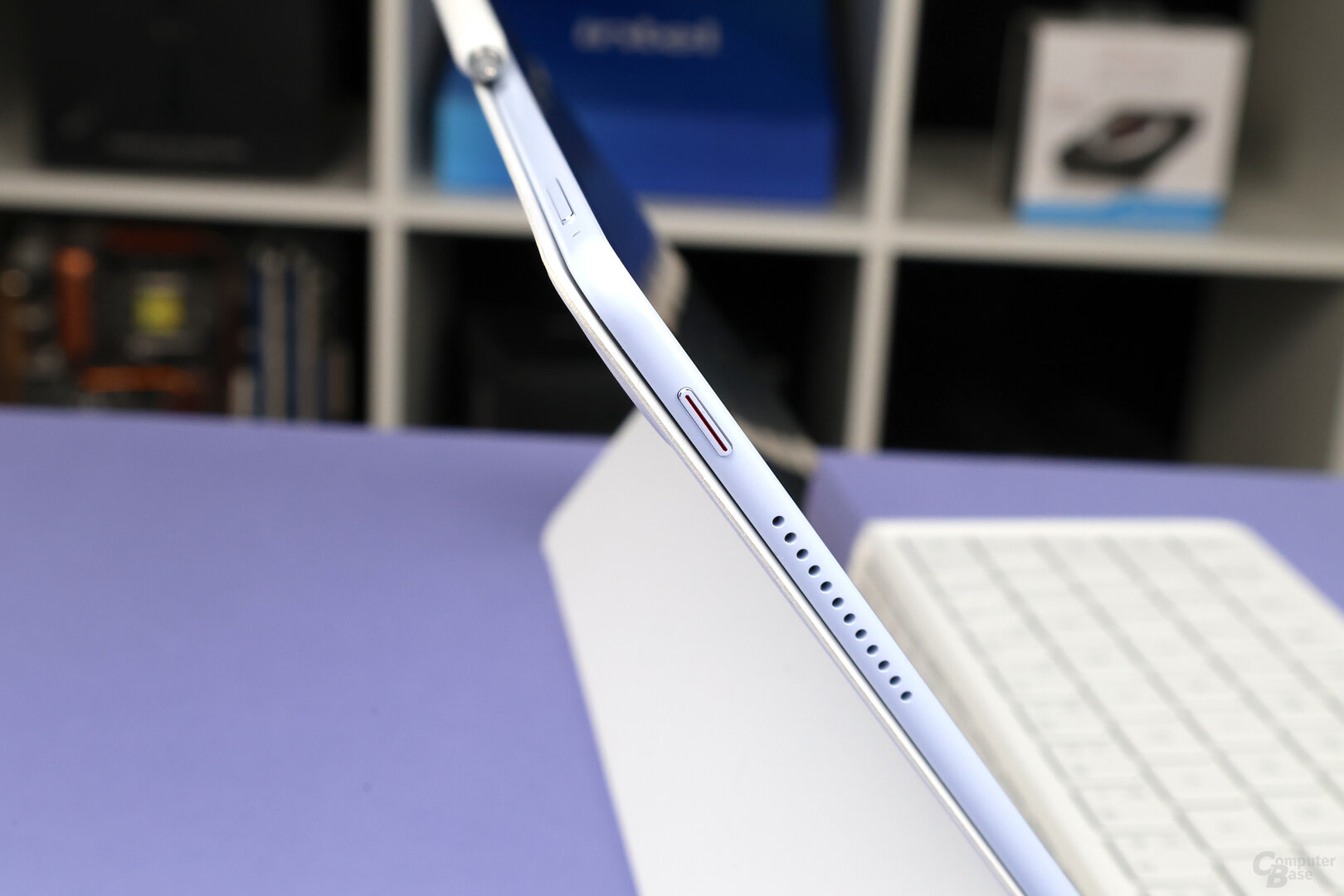 Der Power-Button des MatePad Air