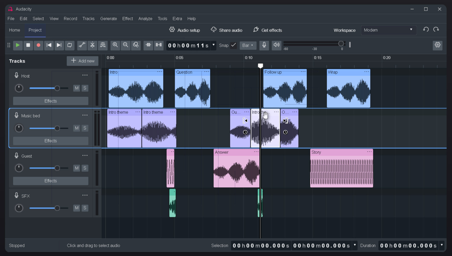 Audacity 4.0 verfügt über eine neue Oberfläche und zahlreiche neue Funktionen
