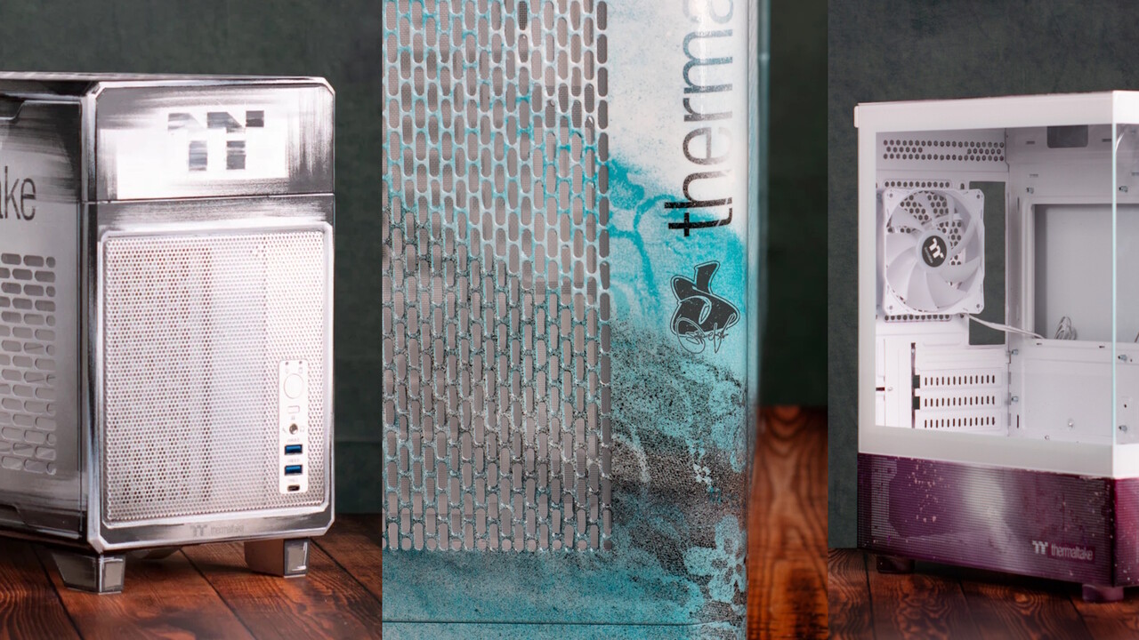 Künstler-Gehäuse: Saik gestaltet Thermaltake-Unikate von Hand