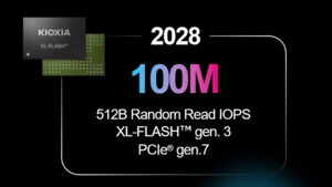 XL-Flash Gen 3 und PCIe 7.0: Kioxias 100-Millionen-IOPS-SSD kommt 2028