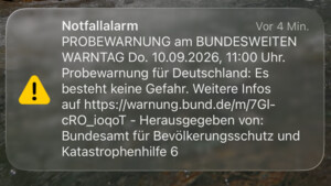 Bundesweiter Warntag 2026: Nicht erschrecken, um 11 Uhr wird gleich gewarnt!