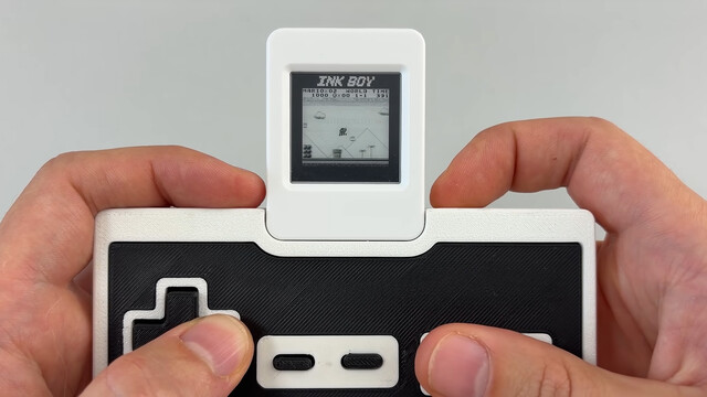 Homebrew-Projekt InkBoy: Spiele für Game Boy lau­fen mit 30 FPS auf E-Paper