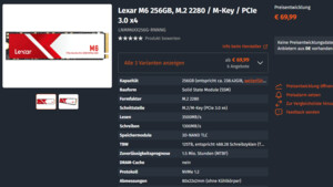 Nur bei MediaMarkt & Saturn: Lexar bringt PCIe 3.0 x4 als exklusive Neuauflage zurück