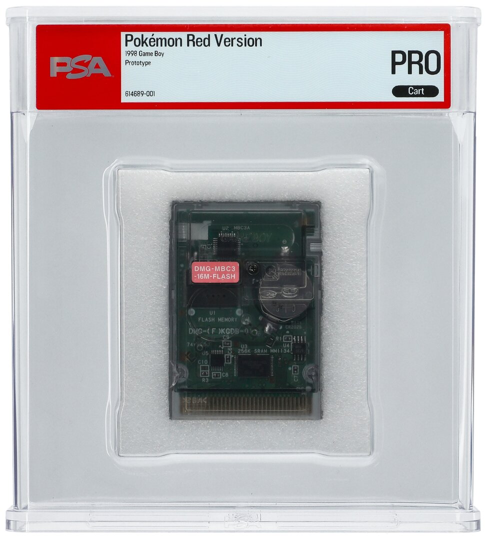 Der auf einem Game Boy unspielbare Prototyp von Pokémon Red
