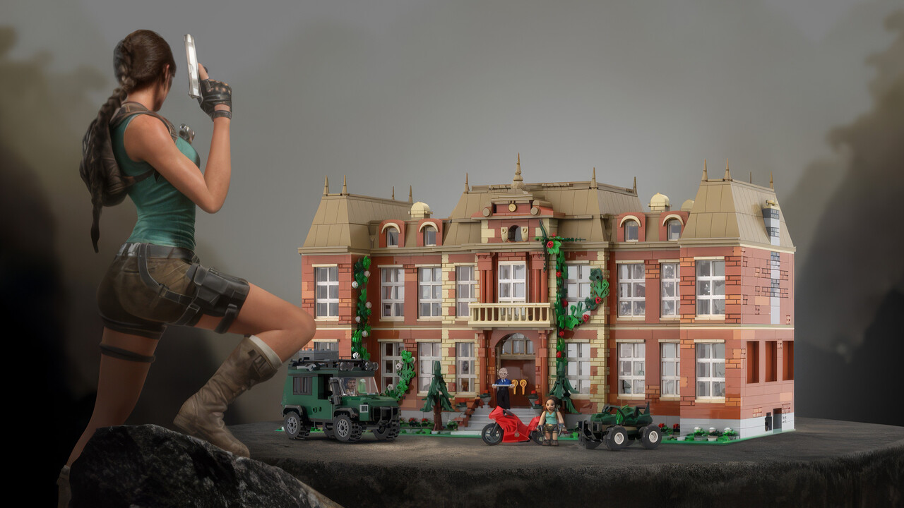 30 Jahre Tomb Raider: Laras Elternhaus kommt als Set aus 4.400 Klemmbausteinen