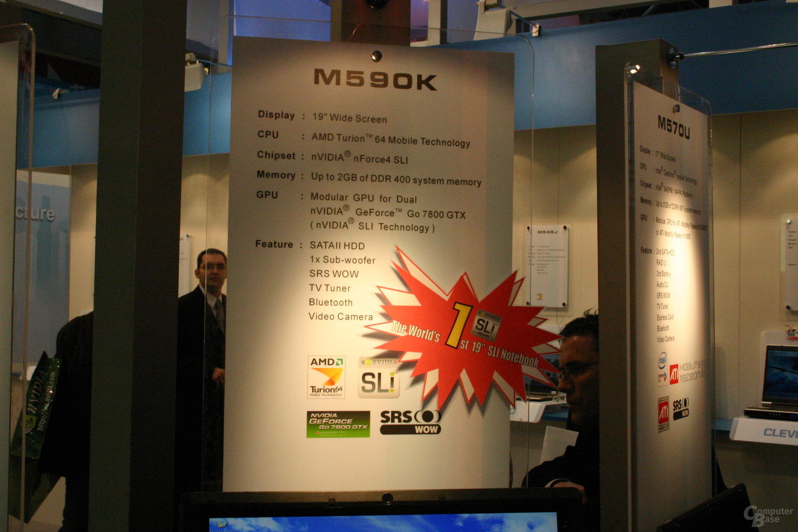 Clevo M590K mit GeForce Go 7800 GTX SLI