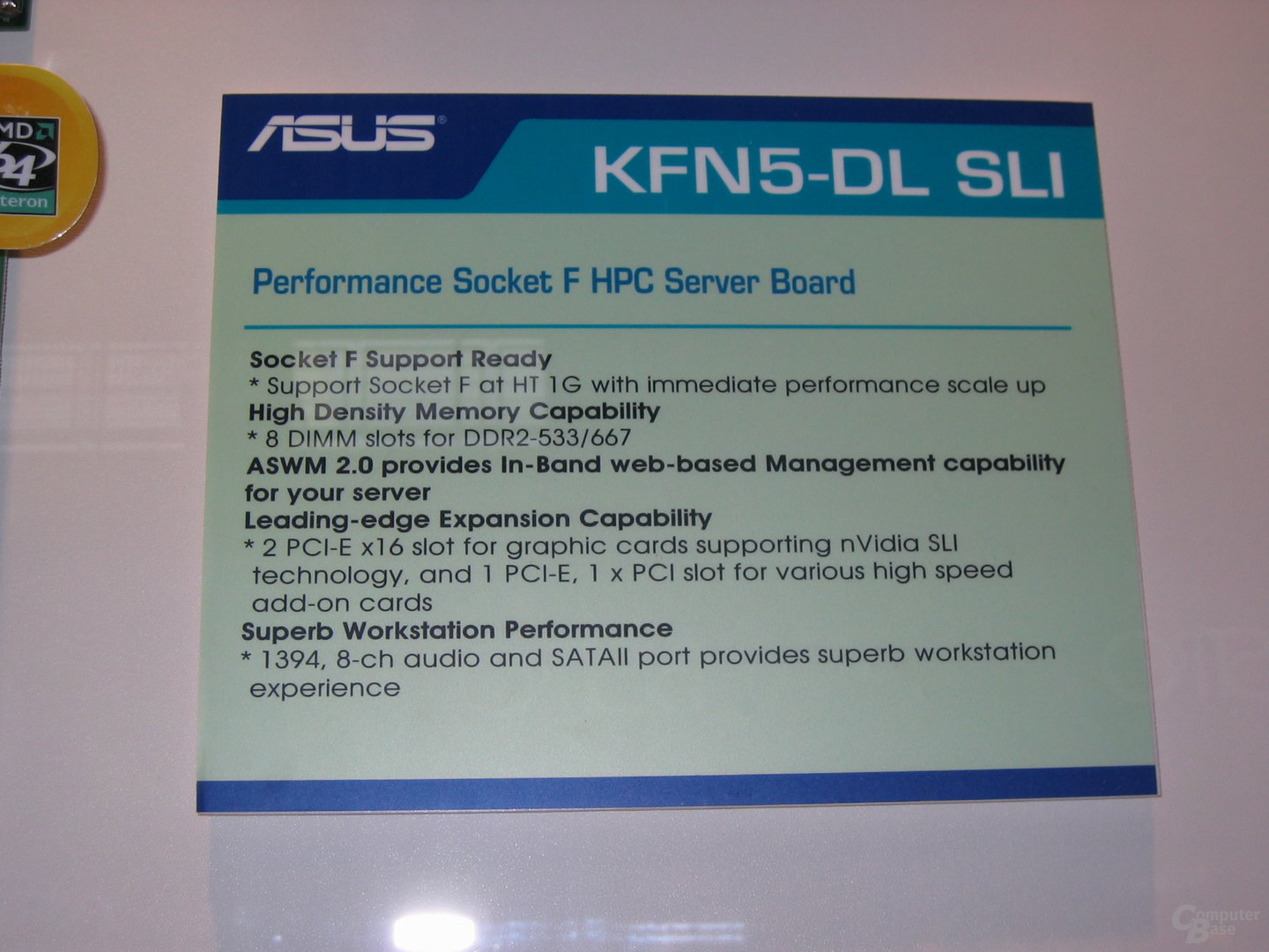 Asus KFN5-DL Spezifikationen
