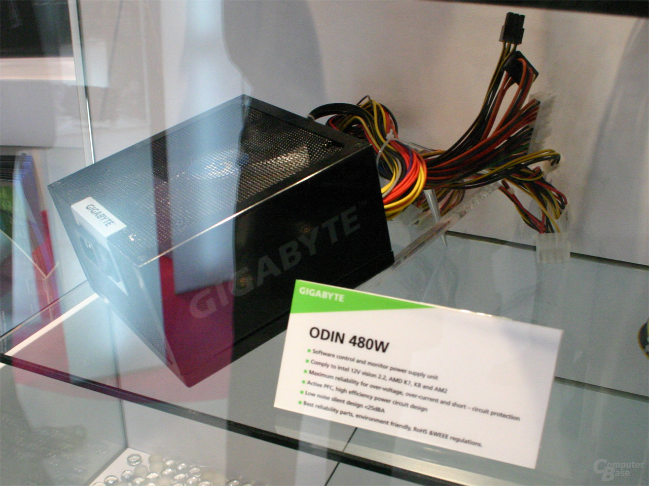 Netzteil der Odin-Serie von Gigabyte mit 480 Watt