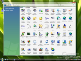 Windows Vista Systemsteuerung Build 5342