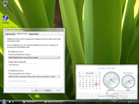Windows Vista Uhrzeit Build 5342