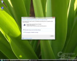 Windows Vista Kompatibilitätsassitent Build 5342