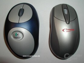 Optische Funkmäuse: Anubis vs. Logitech